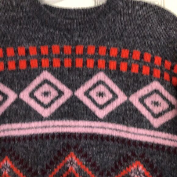 J. Crew Womens Sm Nordic Fair‎ Isle Nordic Sweater Mohair Wool Blend Prepp… - Picture 4 of 9